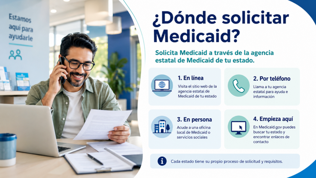 como aplicar para el medicaid